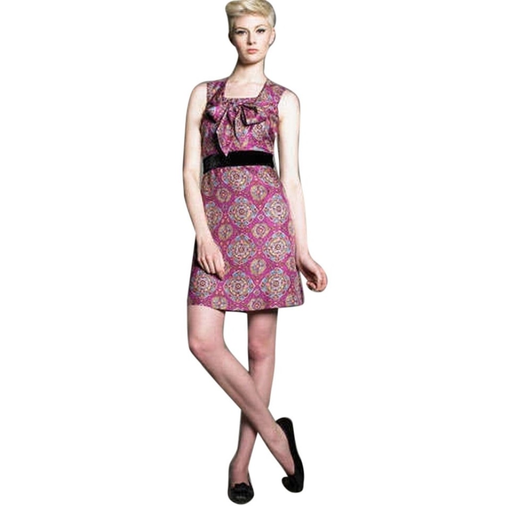 New See By Chloe Paisley Velvet Waist Dress